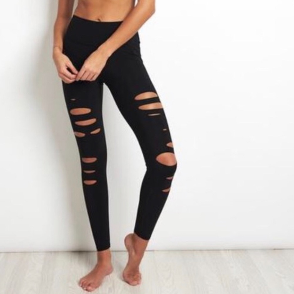 Alo Warrior Leggings S Black GUC